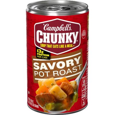16 Campbell’s Chunky Savory Pot Roast Soup (18.8 oz) – $19.92 after discounts (Reg. $31.52)