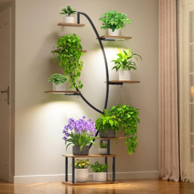 Zekoled Indoor Plant Stand w/ 3-Color LED Grow Lights Just $39.99! (Reg. $79.99)