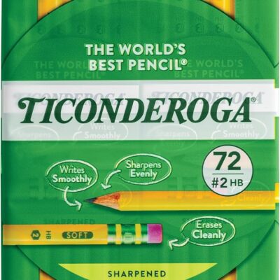 Ticonderoga Yellow Pre-Sharpened Pencils 72 Count – Grab it for $8.70 (Reg. $15.99)