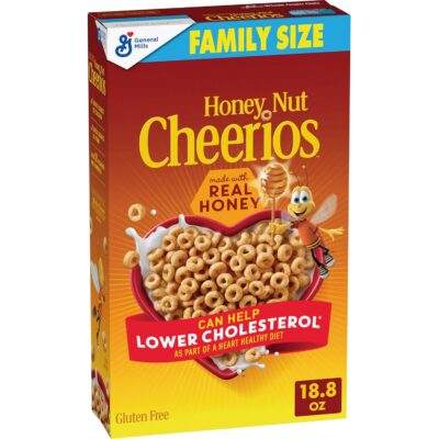 Honey Nut Cheerios Family Size (18.8 oz) – $1.81 (Reg. $3.45)