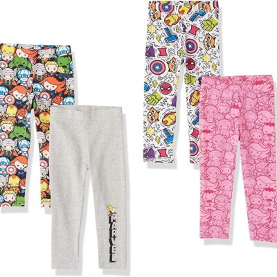 Girls’ & Toddlers’ Disney/Marvel Leggings Multipacks – Only $5.44 (Reg. $6.98)