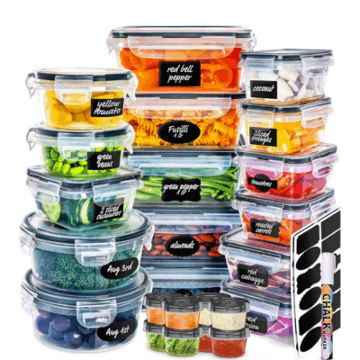 50 Pcs Food Storage Containers Set – Now $23.45 (Reg. $50.99)