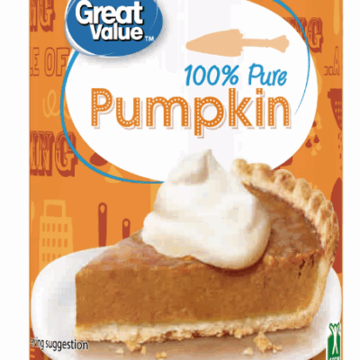 100% Pure Pumpkin, 15 oz Can – Just $1.16 (Reg. $1.72)!