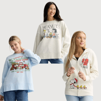 Peanuts Character Hoodies & Pullovers As Low As Just $7.64 (Reg. $30)
