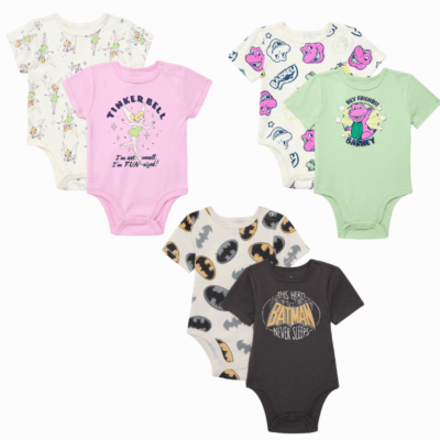 Baby Character Bodysuit 2 Packs – A Great Grab at $3.99 (Reg. $8.48)