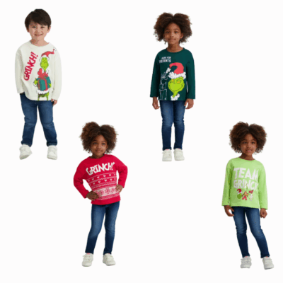 Dr. Seuss Grinch Toddler Long Sleeve Tee Just $2.99! Was $6.98!
