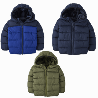 The Children’s Place Toddler Boys Hooded Puffer Jacket – Just $16.99 (Reg. $34.99)