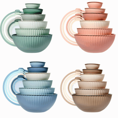 Cook with Color 12-Piece Mixing Bowl Set – Just $11.97 (Reg. $34.99) – 4 Color Choices!
