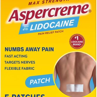 Aspercreme Max Strength Lidocaine Pain Relief Patches 5-Count As Low As $2.04 (Reg. $11.49!)