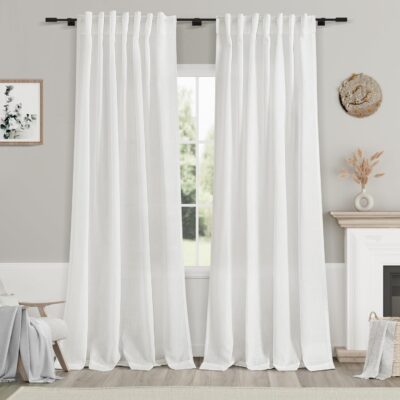 Linen Curtains 2-Panel Sets Starting At $11.34 (Reg. $29.98!)