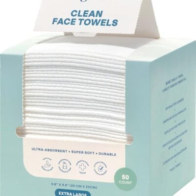 Clean Face Towels XL 50‑Count Just $6.45 (Reg. $12.99!)