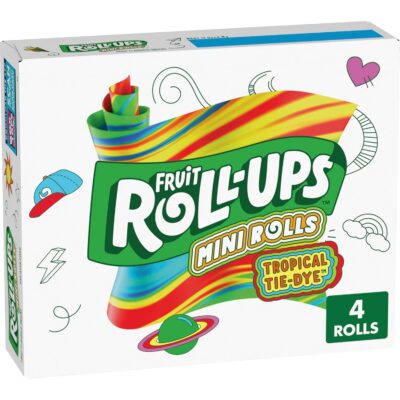 Fruit Roll-Ups Tropical Tie-Dye Mini Rolls 4-Pack Only $0.70 (Reg. $1.00!)