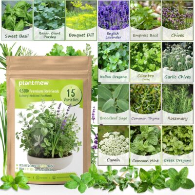 15-Pack Heirloom Herb Seeds Variety Kit Priced at $9.95 (Regularly $19.44)