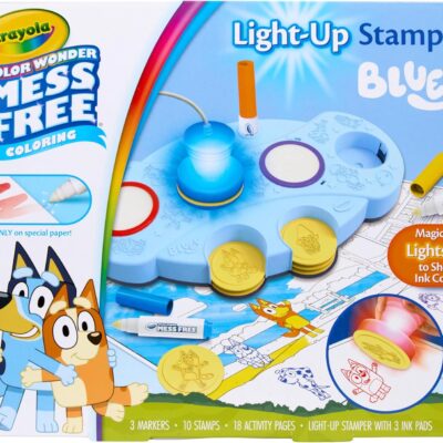 Crayola Magic Light-Up Bluey Stamper Art Set Only $13.99 (Reg. $29.99!)