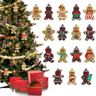 Gingerbread Christmas Ornaments 16 Pack – Only $4.99 (Reg. $9.99)