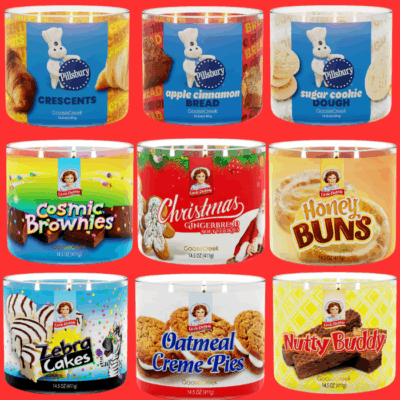 PRICE DROP!  Just $3.30!  3-Wick Pillsbury & Little Debbie Scented Candles (Reg. $13.22) Selling Out FAST!