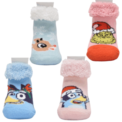 Toddler Fleece-Lined Character Socks Now Only $0.99 (Reg. $6.98!)