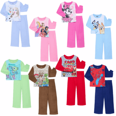 Character Toddler Long Sleeve Top & Pants Pajama Sets – Only $5 today (Reg. $12.98)