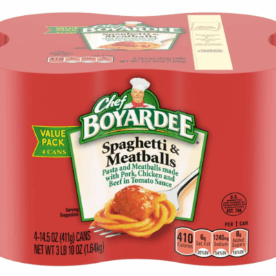 Chef Boyardee Spaghetti & Meatballs 4-Pack Now $2.26 (Reg. $3.88)