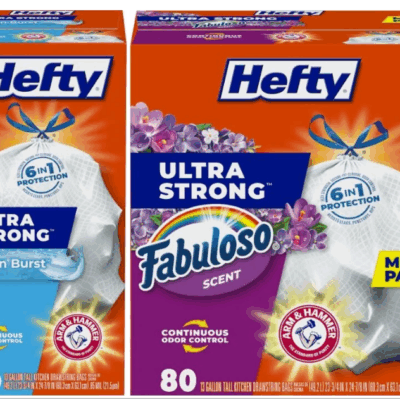 Hefty Ultra Strong 13 Gallon Trash Bags 40 count Now Just $4.62 (Reg. $7.27)