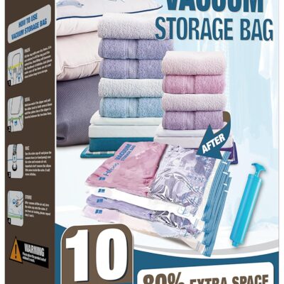 10 Jumbo Vacuum Storage Seal Bags Just $15.98 (Reg. $29.99)