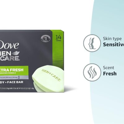 Dove Men’s Bar Soap 14‑Count Only $10.78 (Reg. $17) Just $0.77 per bar!