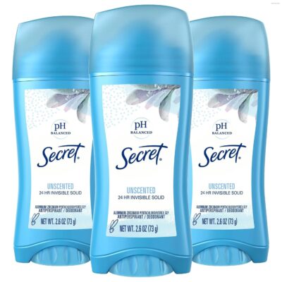 Secret Deodorant 3‑Pack Just $7.14 (Reg. $13.49)