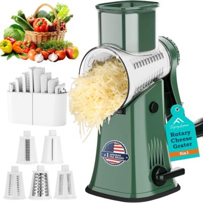 Rotary Cheese Grater & Veggie Chopper Down To Just $15.46 (Reg. $29.77)