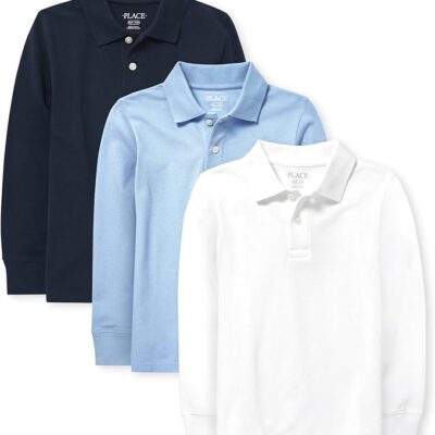 The Children’s Place Boys Polo 3‑Pack Just $19.11 (Reg. $44.95)