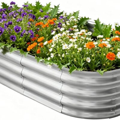 Galvanized Steel Raised Garden Bed Just $21.99 (Reg. $29.99)