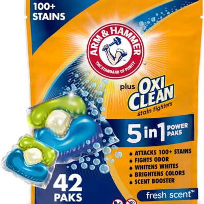 Arm & Hammer Plus OxiClean Laundry Power Paks Just $5.56 (Reg. $9.99)