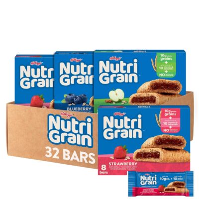 Nutri‑Grain 32-Bar Variety Pack Just $7.63 (Reg. $16.99)