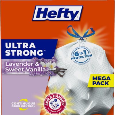 Hefty 13‑Gallon Trash Bags 80‑Count As Low As $8.37 Shipped (Reg. $15.99)