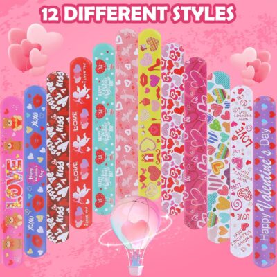Valentine Slap Bracelets 36‑Count Only $4.79 (Reg. $9.99)
