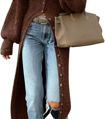Women’s Long Chunky Knit Cardigan Just $33.94 (Reg. $59.99)