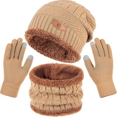 Beanie, Scarf & Touchscreen Gloves Set For Just $5.99 (Reg. $12.99)