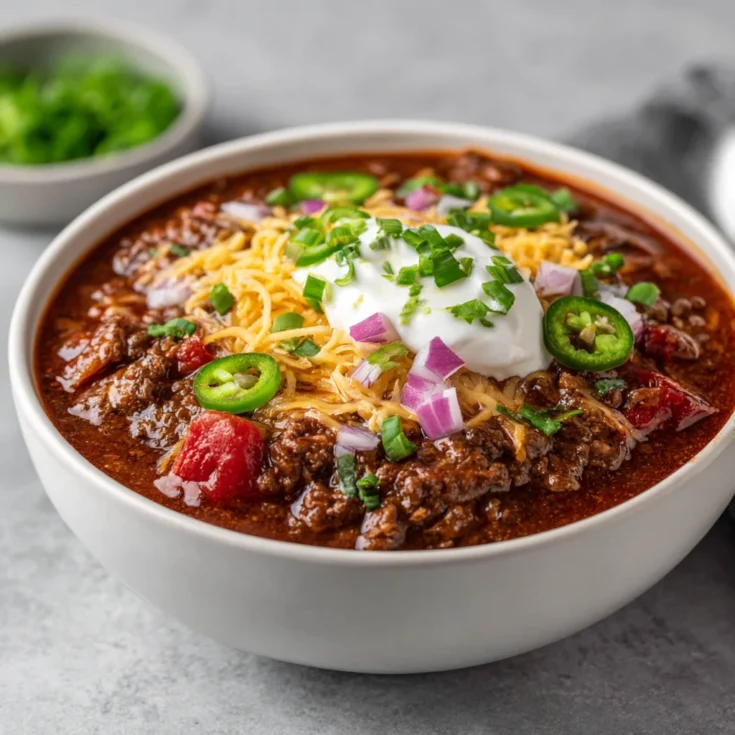 Image for Hearty Beef Chili Crockpot Recipe for a Flavor-Packed Meal