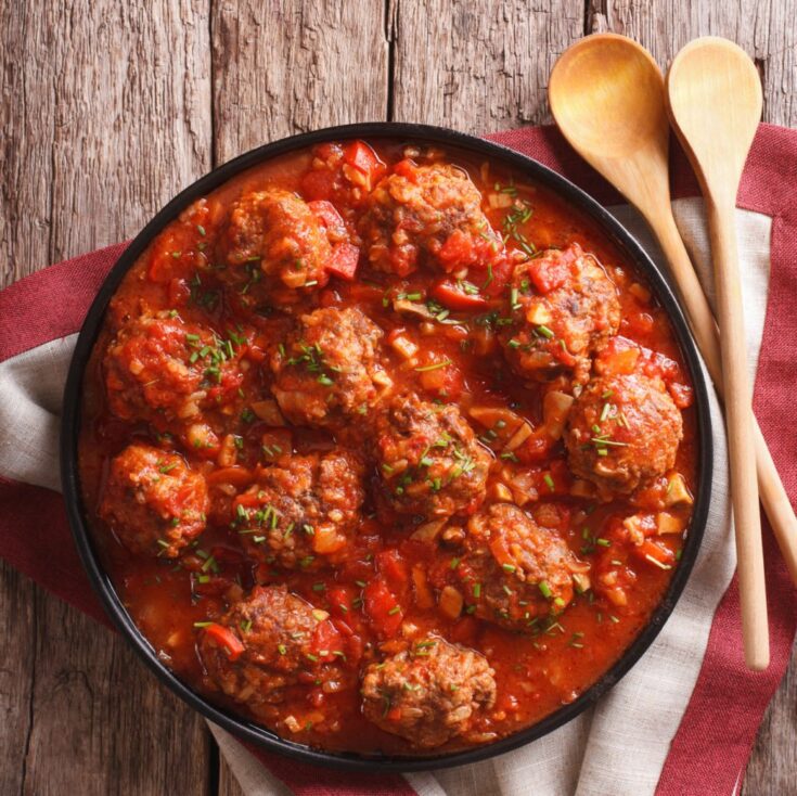 Image for Easy Crockpot Meatballs Recipe