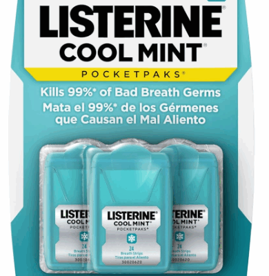 Listerine PocketPaks 3‑Pack Just $3.72 (Reg. $7.00)