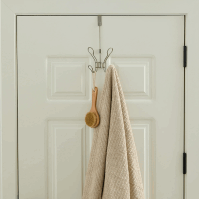 Metal Double Over-the-Door Towel Hook Just $2.99 (Reg. $7.48)