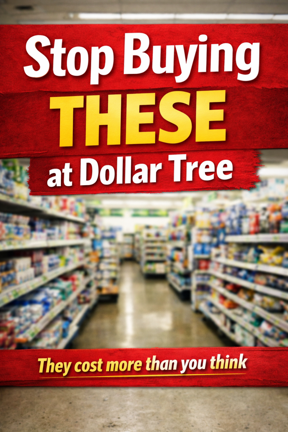 Some Dollar Tree items seem like a deal but end up costing more because they break, wear out, or need constant replacing. These are common Dollar Tree purchases that quietly turn into money leaks. If you shop Dollar Tree to save money, this list helps you avoid the items that cost more over time.