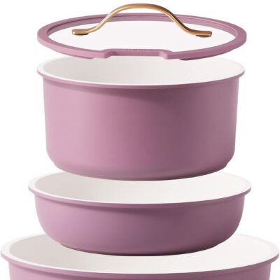 CAROTE 5-Piece Nonstick Cookware Set Only $29.49 (Reg. $79.99)