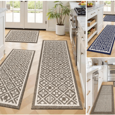 Washable Kitchen Runner Rugs Set of 3 Now Just $27.36 (Reg. $45.99)