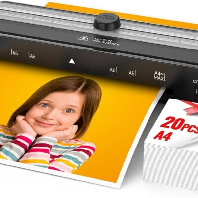 Hot & Cold Laminator With Paper Cutter & 20 Pouches for Just $20.29 (Reg. $39.99) – Almost Half Off!