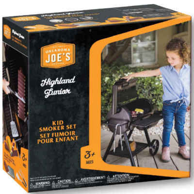 Oklahoma Joe’s Highland Junior Toy Smoker Set: Pretend BBQ Fun for Kids