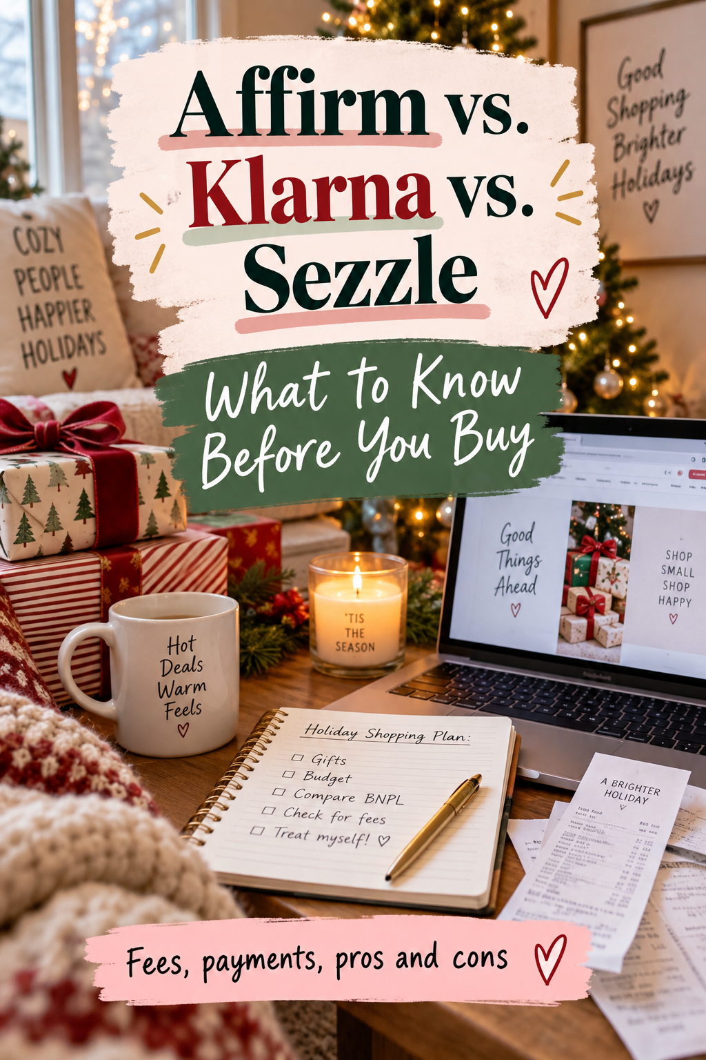 Thinking about using Affirm, Klarna, Sezzle, Afterpay or another Buy Now, Pay Later app? Compare how the major BNPL services work, what they charge, where fees and interest can show up, how credit reporting works, and what to watch for before using them for holiday shopping or everyday purchases.

