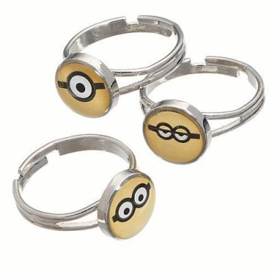 Minions 3-pk. Face Dome Rings Only $2.17 Down From $8.00 At Kohl’s!