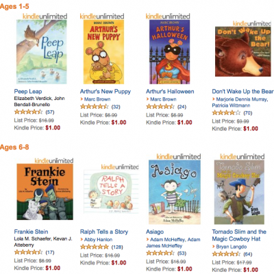 30 Kids’ eBooks Only $1 Each!