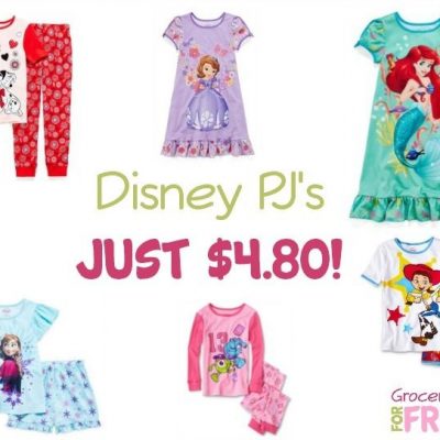 Disney PJ’s Just $4.80!
