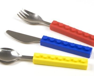 Fred and Friends Kids Interlocking Brick Utensils Only $7.99 (Reg. $19.99)!
